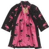 OAS - Flamingo - Badjas - Zwart - 100% Katoen - Jacquard geweven