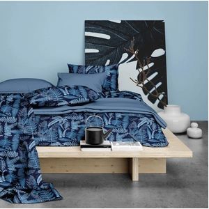 Dekbedovertrek Satin d'or Tropea Blauw Satijn-260 / 270 x 200 / 220 cm | Extra Breed