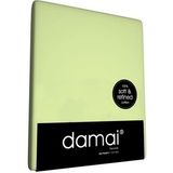 Topper Hoeslaken Damai 12 cm Lime (Katoen)-140 x 220 cm