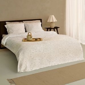 Satin d'or - Dionne - Dekbedovertrek - Kalkwit - 200 x 200 / 220 cm - 2-Persoons