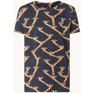 T-Shirt SNURK Unisex Giraffe Black-S