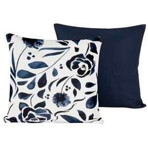 De Witte Lietaer - Meadow - Sierkussenhoes - Mood Indigo - Satijn - Set van 2