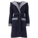 Esprit - Day - Badjas - Navy Blue - 100% Katoen - Met Strikcentuur