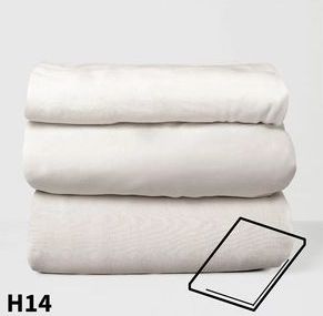 Dommelin - Hoeslaken - Ecru - 80 x 200 cm - Katoen 180TC - Hoekhoogte 10-14 cm