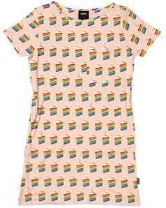 T-Shirt Dress SNURK Women Rainbow Cake-XS