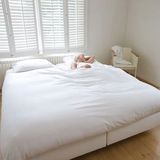 Dekbedovertrek - Grijs - Katoen - 240x220 cm