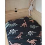 Studio Ditte - Dinosaurus - Dekbedovertrek - Donker - 100% Katoen