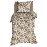 Dekbedovertrek - Grijs - Katoen - Eenpersoons