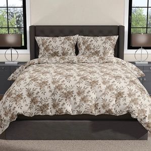 Dekbedovertrek - Grijs - Katoen - Eenpersoons