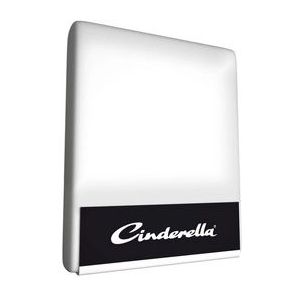 Cinderella Sundays Hoeslaken - Topper - 100% Katoen-Satijn - 200x210 cm - tot 15 cm  - Wit