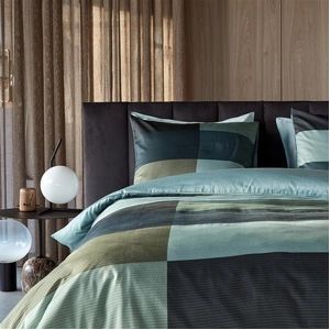 Dekbedovertrek Kardol Aspiration Green Satijn-140 x 200 / 220 cm | 1-Persoons