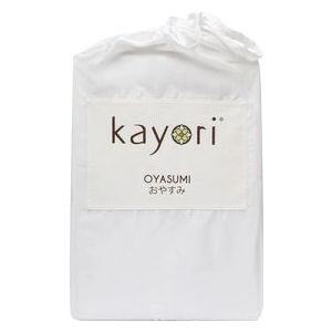 Split Topper Hoeslaken Kayori Oyasumi Wit (Tencel)-180 x 200 cm