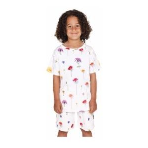 T-shirt SNURK Kids Bloom White-Maat 152
