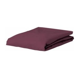 ESSENZA Premium Percale Hoeslaken Marsala - 90x220 cm