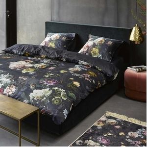 Dekbedovertrek Essenza Fleur Nightblue Satijn-260 x 200 / 220 cm | Extra Breed