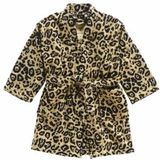 OAS - Leo - Badjas - Bruin - Jacquard geweven badstof - Voor Kinderen