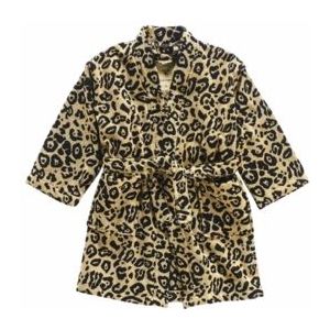 OAS - Leo - Badjas - Bruin - Jacquard geweven badstof - Voor Kinderen