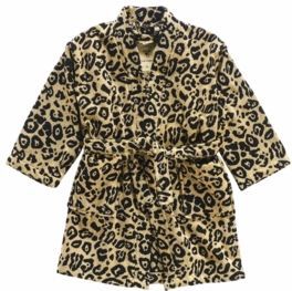 OAS - Leo - Badjas - Bruin - Jacquard geweven badstof - Voor Kinderen