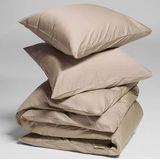 Dekbedovertrek Yumeko Warm Taupe Satijn-260 x 200 / 220 cm | Extra Breed