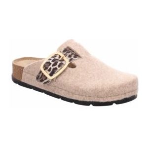 Rohde - Soave - Pantoffels - Beige - Dierenprint - Gespsluiting - Sleehak