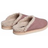 Rue de Wool - The Mule Brogue - Pantoffel - Soft Rose - Suède en Wol
