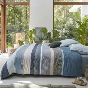 Dekbedovertrek Beddinghouse Lennart Blue Satijn-140 x 200 / 220 cm | 1-Persoons