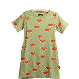 SNURK - Watermelon - T-shirtjurk - Groen - Maat 140