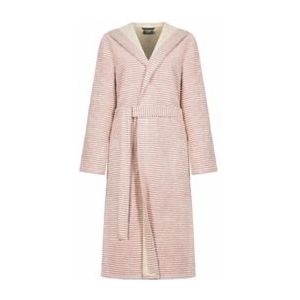 Cawö - Dames Badjas - Beere - Lichtgewicht - Capuchon