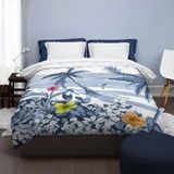 Satin D'or - Blue Lagoon - Dekbedovertrek - Blauw - 100% Katoensatijn