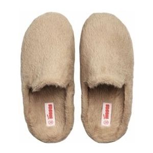Freedom Moses - Bubba - Pantoffel - Latte - Gerecycled Faux Fur, 100% Vegan