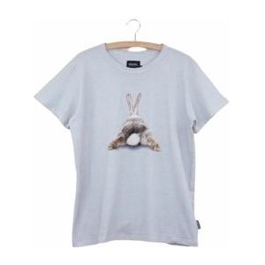 T-shirt SNURK Unisex Bunny Bums Grey-XL