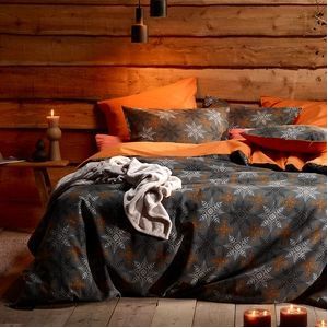 Dekbedovertrek De Witte Lietaer Frostine Honey Flanel-260 x 200 / 220 cm | Extra Breed