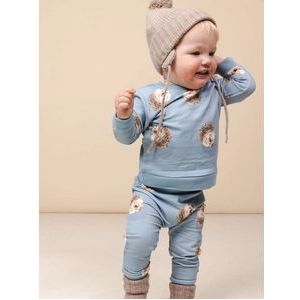Sweater Snurk Baby Hedgy Blue-Maat 68
