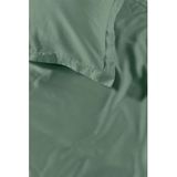 Ambiante - Satin Uni - Dekbedovertrek - Groen - Lits-Jumeaux 240x200/220