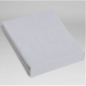 Hoeslaken Yumeko White Stripe (Tencel)-180 x 200 cm