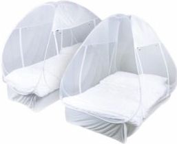 Deconet - Pop-up Klamboetent - Wit - Set voor 1 Persoon en 2 Personen