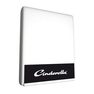 Cinderella Hoeslaken - Jersey - Ook Geschikt voor Boxspring - 90x200 cm - tot 25 cm  - Wit