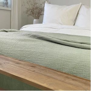 Town & Country - Denver - Sprei - Groen - 100% Katoen - Oeko-Tex Gecertificeerd