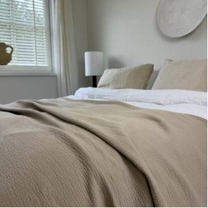 Town&Country - Hunter - Sprei - Sand - 180 x 260 cm