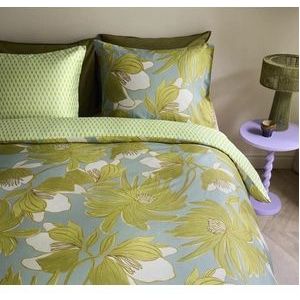Dekbedovertrek Oilily Melodi Groen Satijn-260 x 200 / 220 cm | Extra Breed