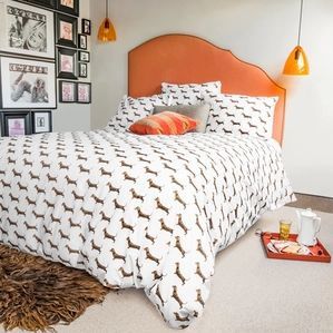 Dekbedovertrek - Wit - Katoen - 1 Persoon