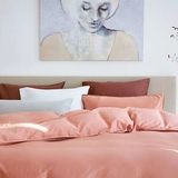 Yumeko - Dekbedovertrek - Pink - Satijn - 1-Persoons