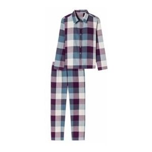 Schiesser - 180126 - Pyjama - Multicolour 2 - Dames - 100% Katoen - Flanel