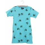 T-shirt Dress SNURK Kids Sea Turtles Blue-Maat 128