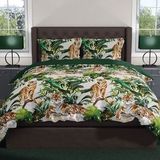 Dekbedovertrek - Grijs - Katoen - 240x220 cm