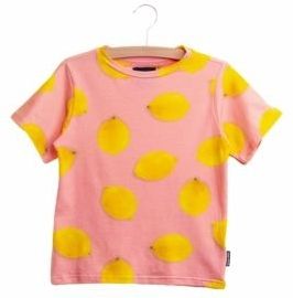 SNURK - T-Shirt - Roze - Katoen - Citroenprint