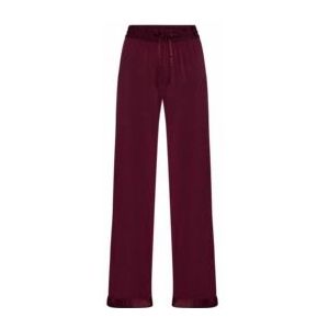 Pyjamabroek Essenza Women Nora Uni Burgundy-XL