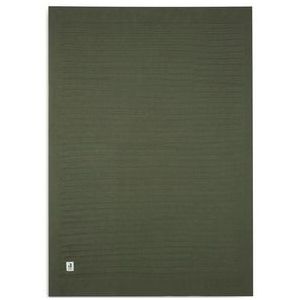 Wiegdeken Jollein Pure Knit Leaf Green-75 x 100 cm