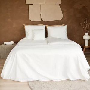 Dekbedovertrek - Katoen - Grijs - Enkele Bedmaat