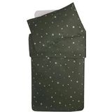 Dekbedovertrek Jollein Ledikant Stargaze Leaf Green-100 x 140 cm | Kinder